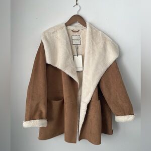 NWT Faux Sherpa Bagatelle Jacket